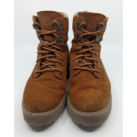 Timberland Women's Brown Carnaby Cool Leather Boots Ultralight A1UPW -Size 8 - Picture 2 of 6